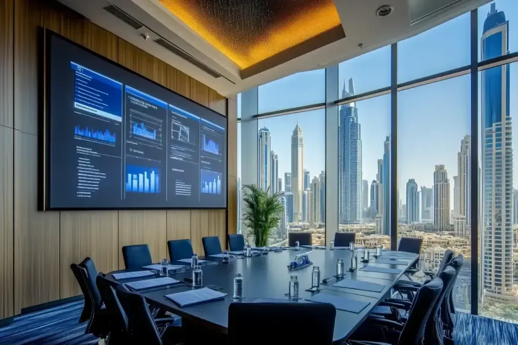 Meeting room & boardroom for rent in Addax Tower at Aegis Coworking, ADGM