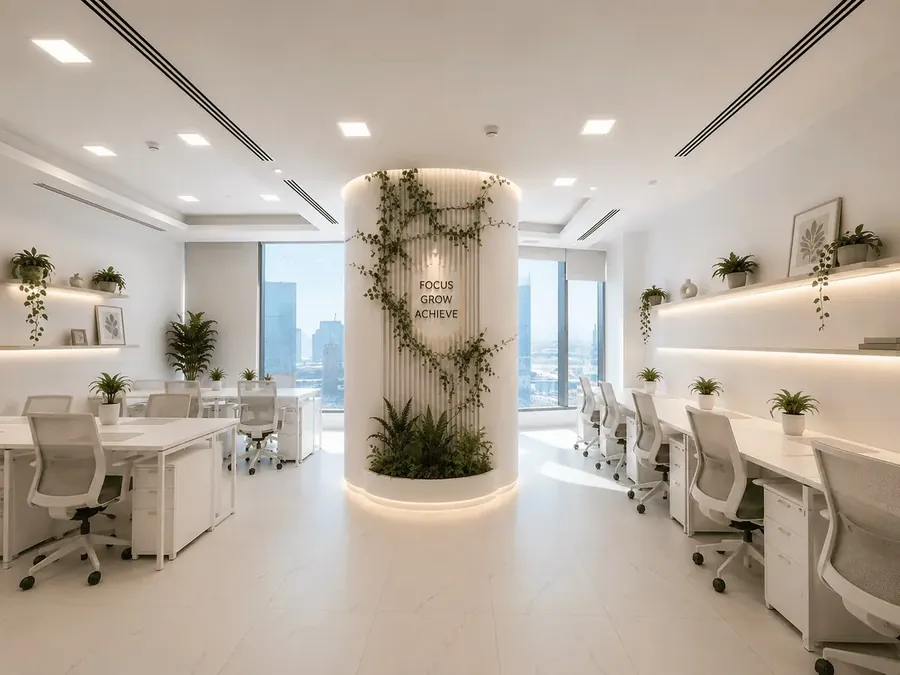 Dedicated desk in Addax Tower office space, Abu Dhabi