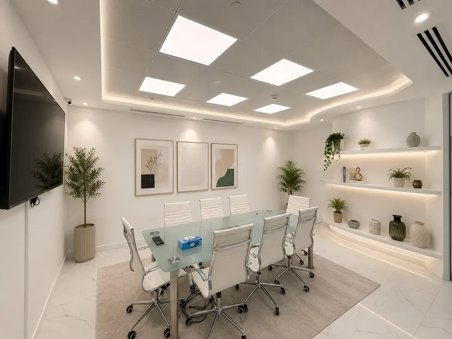 Meeting room in Addax Tower business centre, ADGM